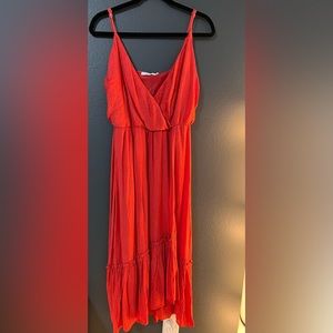 Burnt Orange Summer Dress